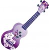 Mahalo Soprano Ukulele Hibiscus Purple Burst