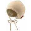 STERNTALER Čiapka na zaväzovanie jemný fleece podšitá béžová uni veľ. 43 cm - 5-6 m