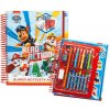 TOYCOMPANY Kreativní sada Paw Patrol – kroužkový blok s omalovánkami a doplňky
