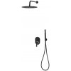 vidaXL Sprchový systém nehrdzavejúca oceľ 201 čierny