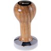Buna café tamper, oliva, lak, TP, 53 mm, nerez lesk, plochý