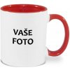 FOTOpošta hrnček s fotkou farebný ČERVENÝ 350 ml