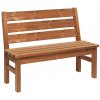 Záhradná lavica drevená PROWOOD – LV1 110 Facelift - 3 dosky operadlo