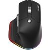 ACER bezdrátová myš Easy Fit Mouse,ergonomická,4000dpi,6 tlačítek,RGB,10m dosah,USB-C,BT,Black