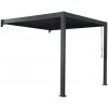 Garden Point Lagos nástenná terasová pergola 3 x 4 m antracit