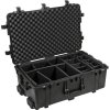 Peli™ Case 1650 kufor s nastaviteľnými prepážkami na suchý zips, čierny