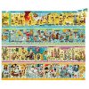 Vilac Veľké drevené puzzle histórie