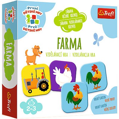 Trefl Hra Toddler ABC - Farma 2093 cenotvorba1