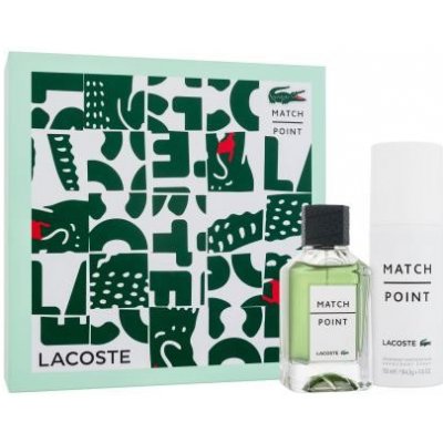 Lacoste Match Point darčekový set toaletná voda 100 ml + dezodorant 150 ml pre mužov