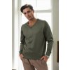 38804 Dewberry Mens V Neck Knit Sweater-NEFTİ šedá M dewberry 2465430661531