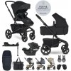 EASYWALKER SET Kočík 4v1 Jimmey Pepper Black XXL RWS + CYBEX Aton B2 i-Size + základňa VP-F188542