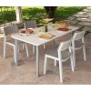 Toomax Z0971R0--5700 ITALIA DINING plastový stôl svetlo šedá