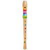 Drevená flauta Music Wooden Flute Eichhorn zošit s 3 piesňami od 4 rokov