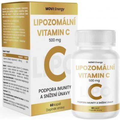 MOVit Lipozomálny Vitamín C 500 mg 60 kapsúl