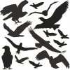 Nálepky na okno, odpudzovače vtáky Plašič vtákov Sada 14ks