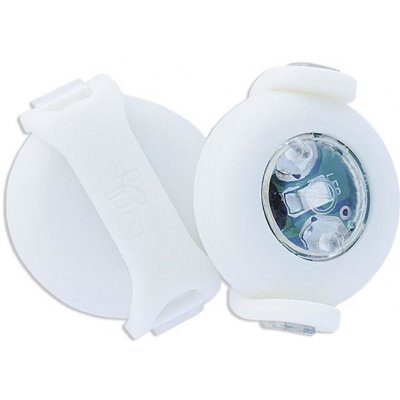 CURLI Luumi LED bezpečnostné svetielko na obojok WHITE 0206-0607-1-900-01
