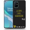 Picasee silikónový čierny obal pre OnePlus 8T - Kazma - TOHLE JE ŽIVOT A NIC VÍC NEBUDE