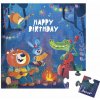 Janod Blahoželanie k narodeninám s puzzle Les
