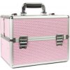 Allepaznokcie Kufrík kozmetický - ružový s kamienkami 451428054