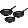 Sada panvíc s titánovým povrchom 3 ks Black Vantage Collection