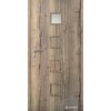 Doornite CPL-Deluxe laminátové interiérové dvere QUADRA 1 SKLO, Dub Halifax Tabakový LAMQuadra1SKLODubHalifaxTab