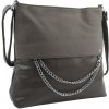 ROSY BAG Dámska crossbody kabelka s retiazkou NH8146 šedá
