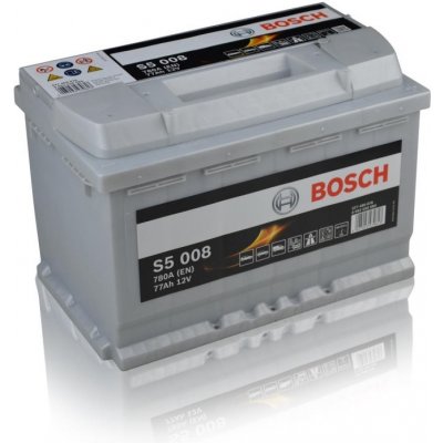 Akumulator Bosch S5 12V 77Ah 780A, 0 092 S50 080, 0 092 S50 080