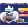 PreVital Cat Kapsička kura/teľa/losos v omáčke 12 x 100 g