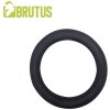 Silikónový erekčný krúžok Brutus Slim Donut Silikónový krúžok na penis čierny 55 mm