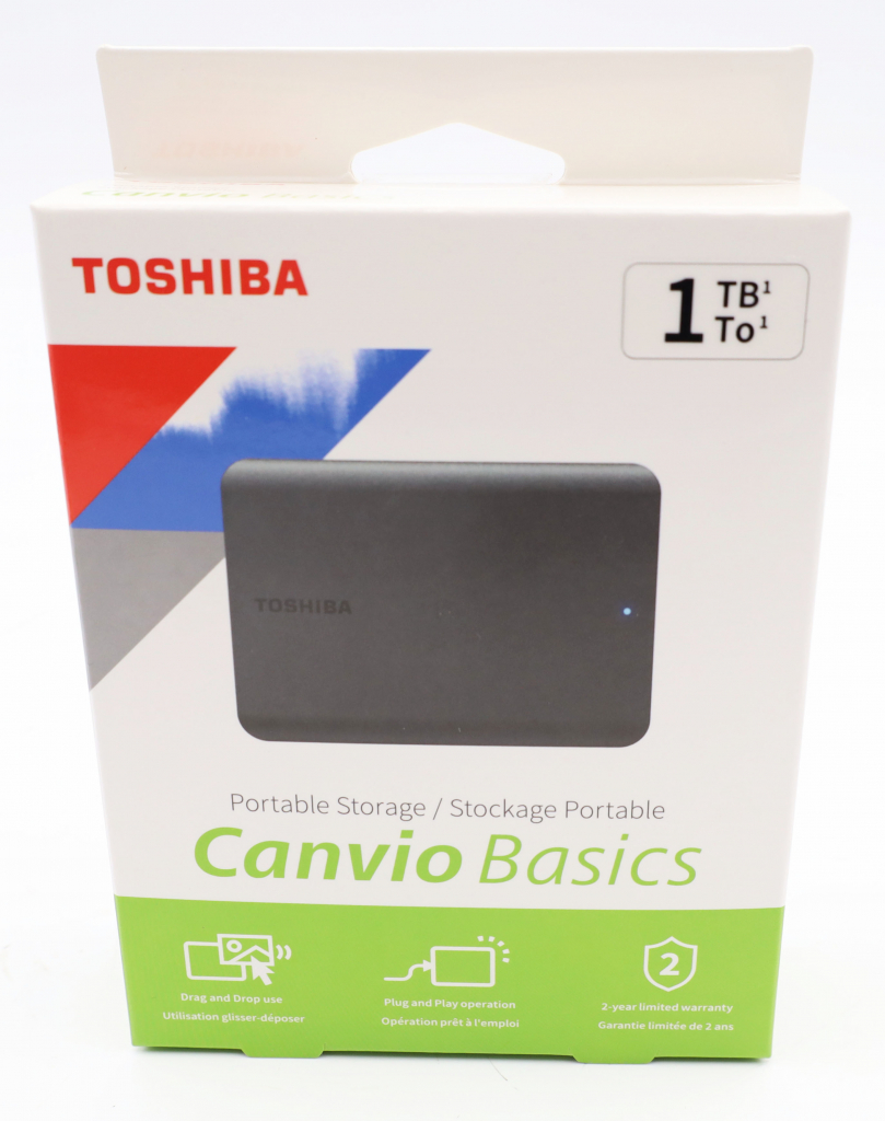 Toshiba Canvio Basics 1TB, HDTB510EK3AA