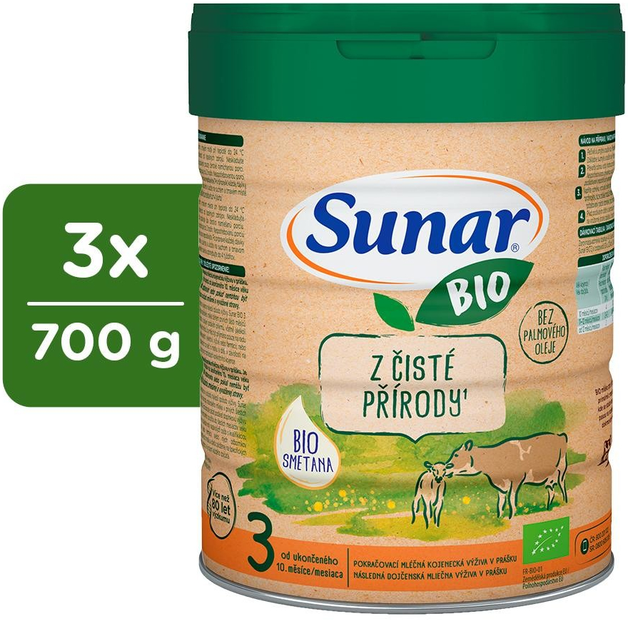 Sunar 3 BIO 3 x 700 g