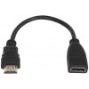 HDMI adaptér zásuvka HDMI-zástrčka HDMI 0,2m