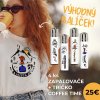 Výhodný balíček UNISEX Tričko kolekcie Forest Life - Coffee Time a 4ks zapaľovačov CLIPPER® - white XXL