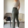 Sim Fashion Koženkove legíny Push-up s vysokým pásom Patries Farba: Khaki, Veľkosť: M