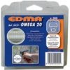 EDMA Spony 042900 poplastované bielym PVC 200ks OMEGA 20