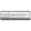 USB flashdisk Kingston IronKey Locker+ 50 16GB (IKLP50/16GB) strieborný
