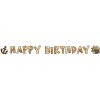 Party nápis Pirates Happy Birthday 180 cm