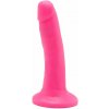 Get Real Happy dicks dildo 15 cm ružové