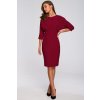 Stylove koktejlové šaty klasického strihu midi veľkosti XXL