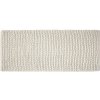 Biela kúpeľňová predložka 50x120 cm Aspen Bobble – Bianca