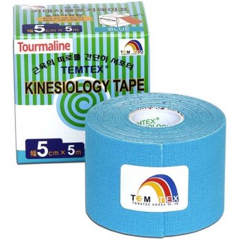 Temtex Tourmaline kinesiotape modrá 5cm x 5m