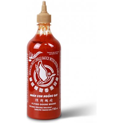 Sriracha omáčka čili cesnak FLYING GOOSE 730 ml