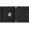 Mexen Leo - drez granitový 90x50cm, 1-komorový, čierna, 6501901010-77