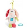 NICI MFN plyš Králíček na zavěšení s hracím strojkem, 18cm (102036117)