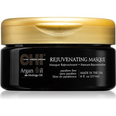 CHI Argan Oil Rejuvenating Masque vyživujúca maska pre suché a poškodené vlasy 237 ml