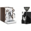 Biepi Sara PID, white/wood + Eureka Mignon Classico, CR black