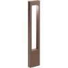 Ideal Lux | Ideal Lux - Vonkajšia lampa VEGA 1xG9/15W/230V 80 cm IP44 hnedá | ID213361