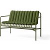 HAY Textilný podsedák Palissade Dining Bench Soft Quilted Cushion, olive