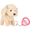 KIK Interaktívny pes na vodítku šteká chodí vrtí chvostom Pudel