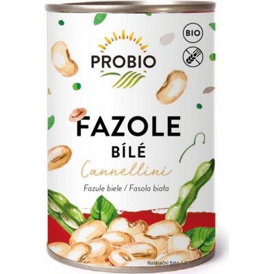 PROBIO Cannellini fazuľa biela sterilzovaná BIO 400 g